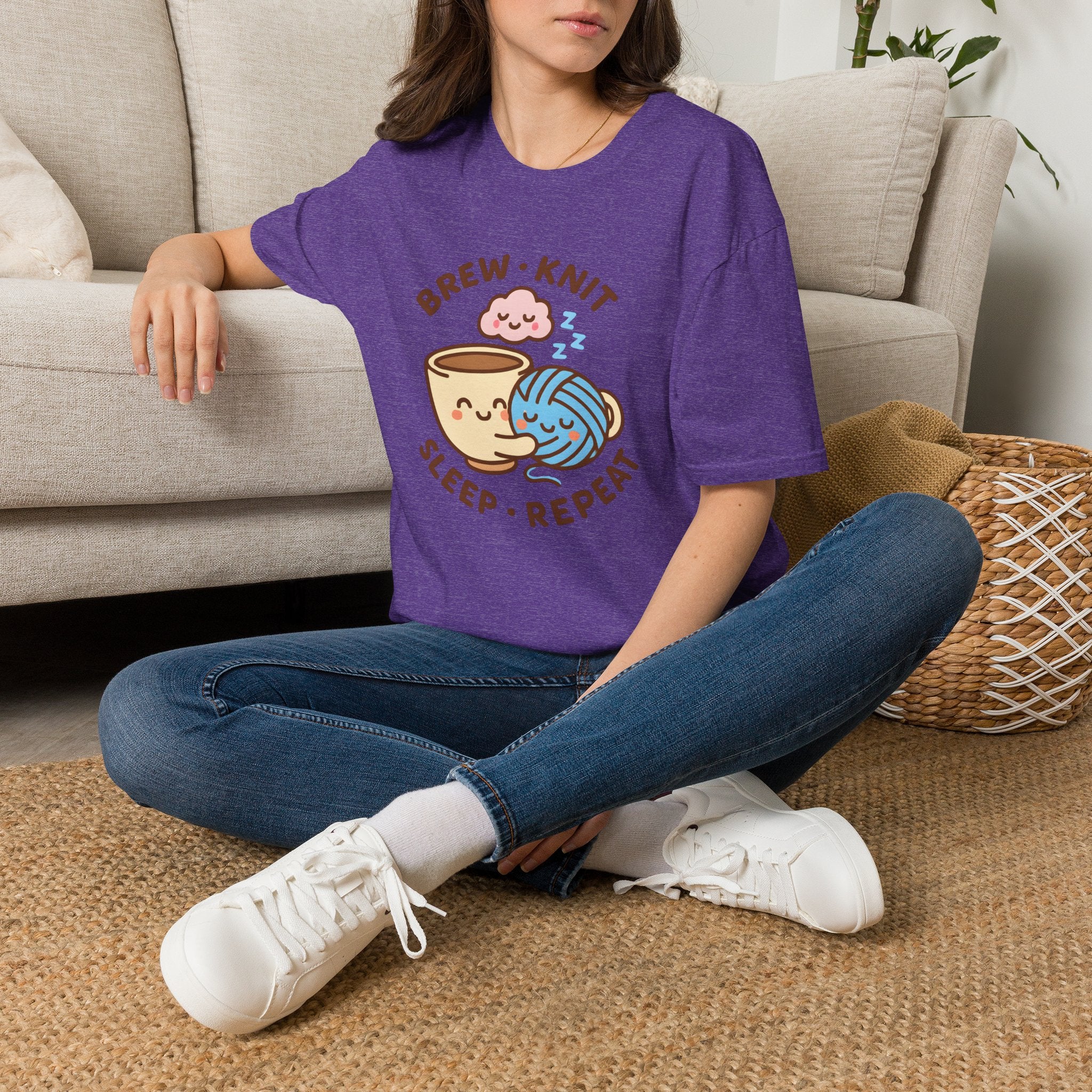 Brew Knit Sleep Repeat T-Shirt