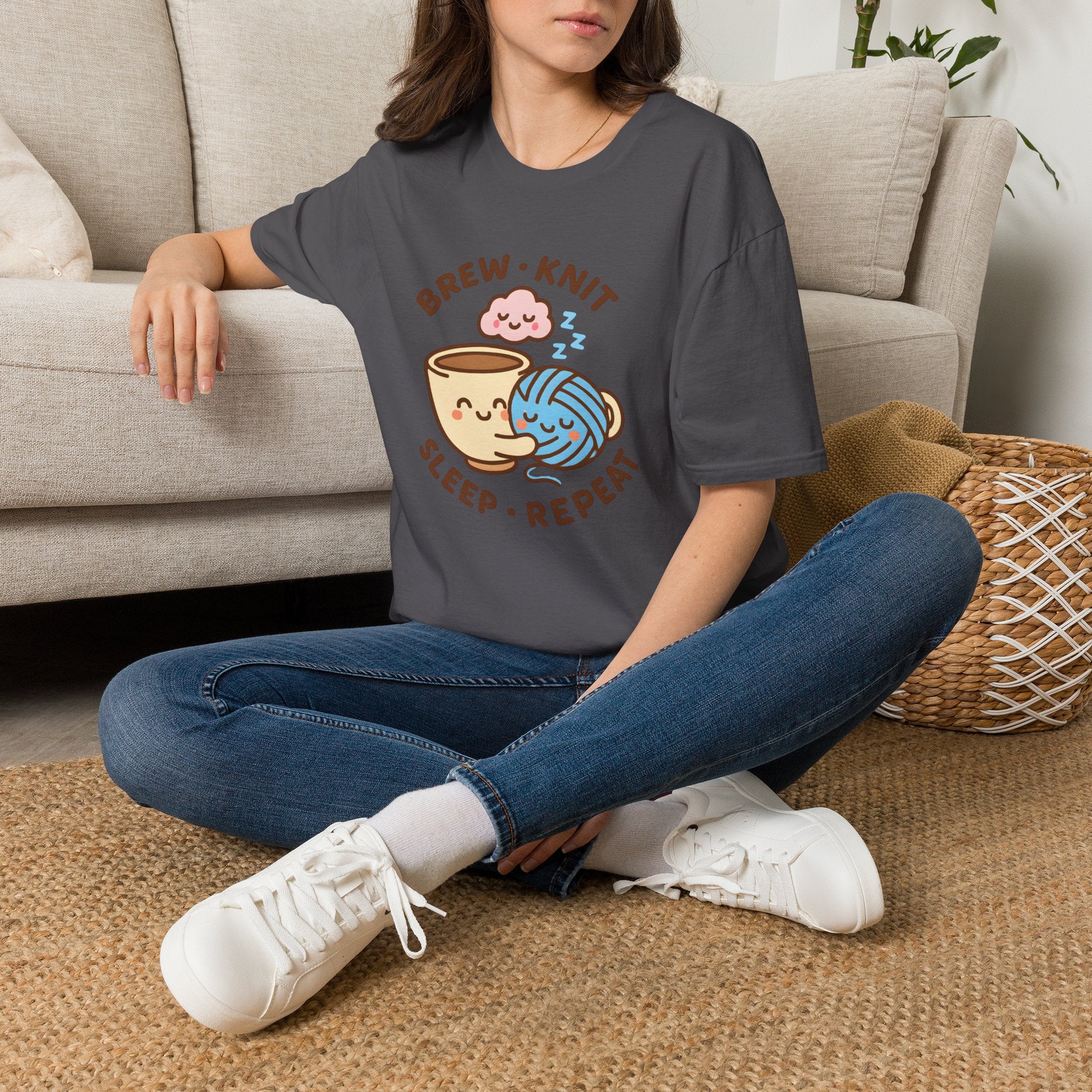 Brew Knit Sleep Repeat T-Shirt