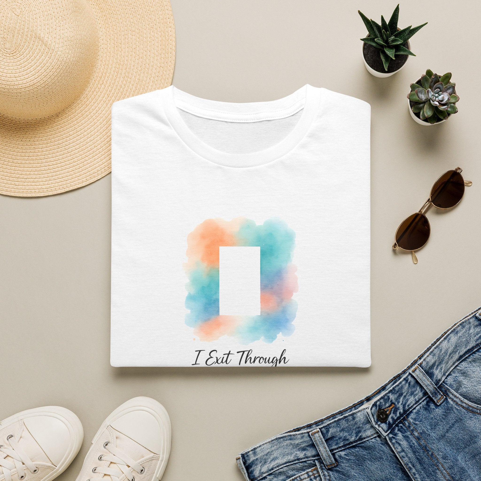 Watercolor Photo Frame T-Shirt