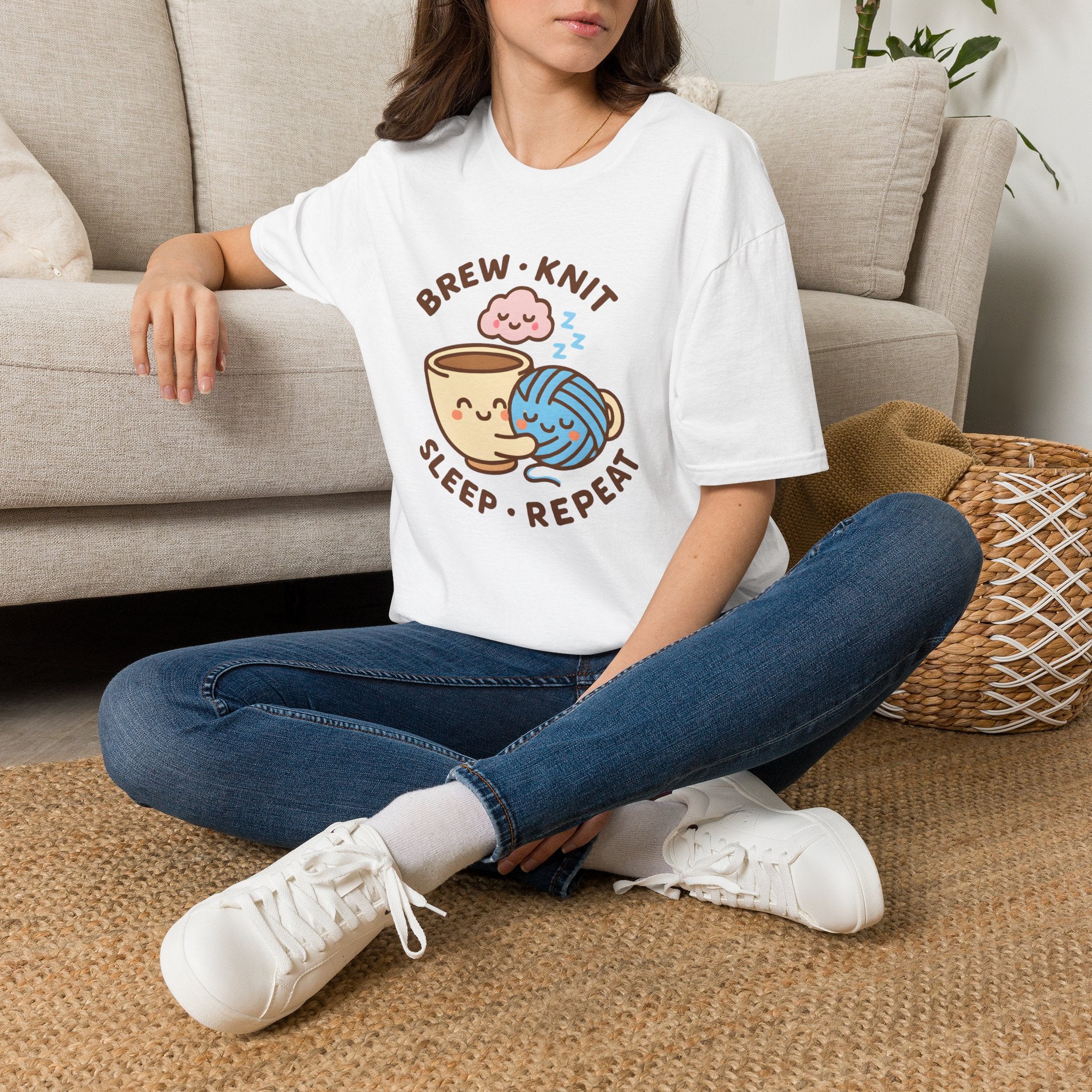 Brew Knit Sleep Repeat T-Shirt