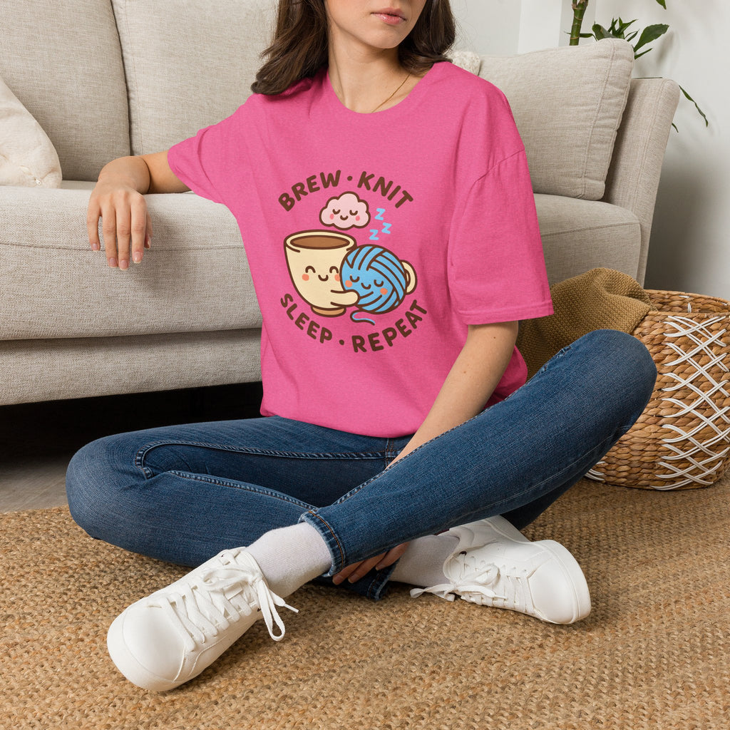 Brew Knit Sleep Repeat T-Shirt