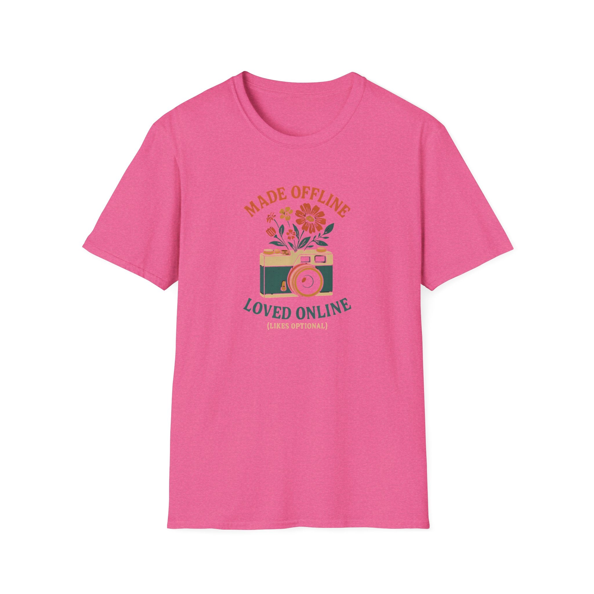 Camera with Flowers T-Shirt