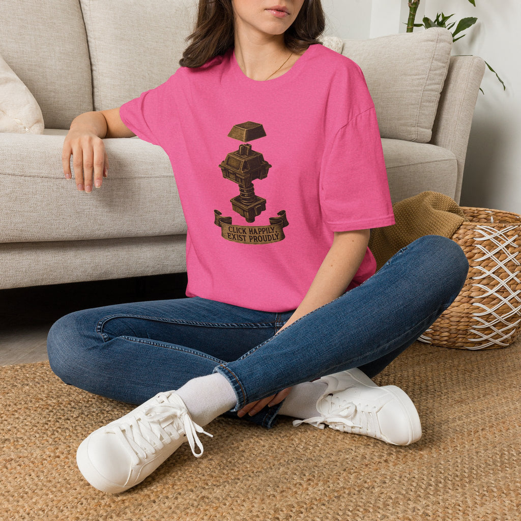 Spring-loaded mechanical sculpture T-Shirt