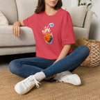 Watercolor basketball scene T-Shirt