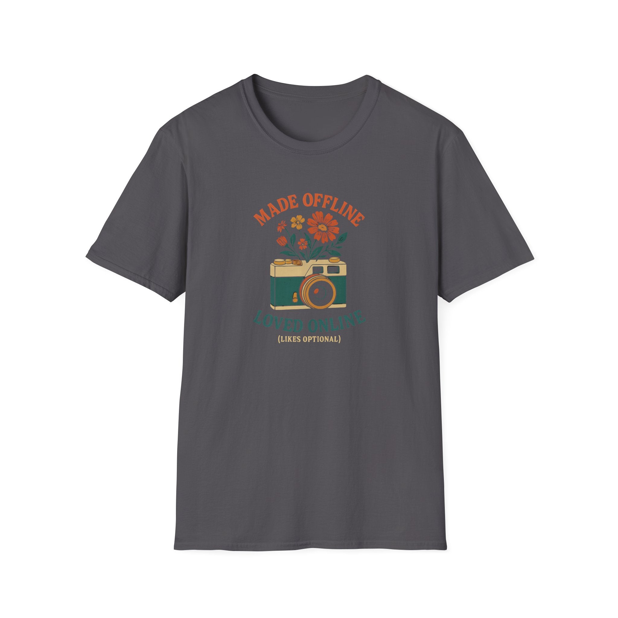 Camera with Flowers T-Shirt