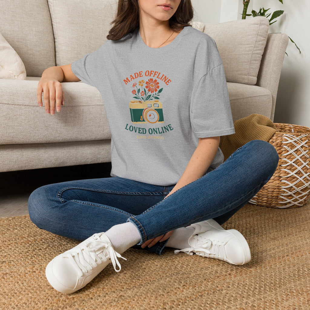 Camera with Flowers T-Shirt