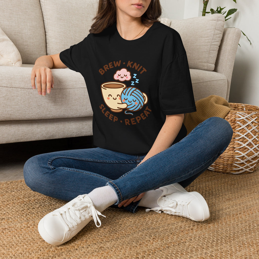 Brew Knit Sleep Repeat T-Shirt